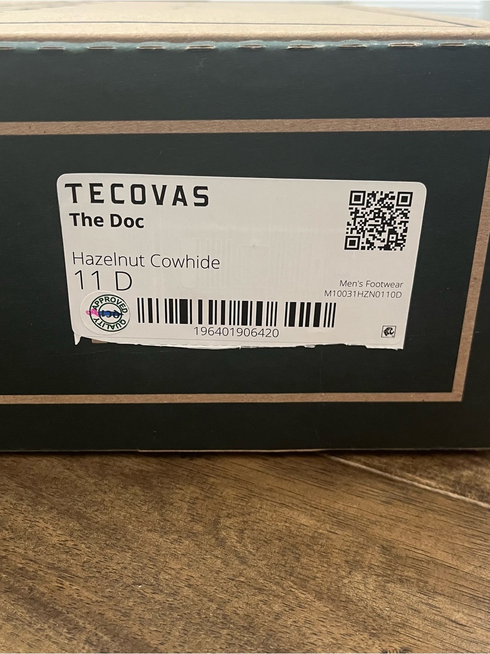 Tecovas The Doc Men’s Western Cowboy Boots Hazelnut Cowhide Leather Size 11D New - Picture 6 of 6